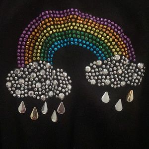 SOFI Sparkly Rainbow Cropped Romper - sz 5